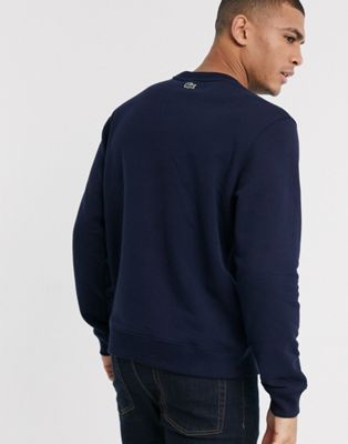 lacoste navy sweatshirt