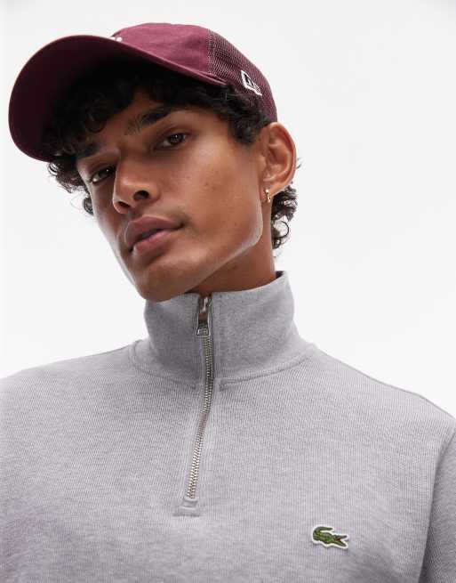 Lacoste – Szara bluza z suwakiem pod szyją, 4 z 4
