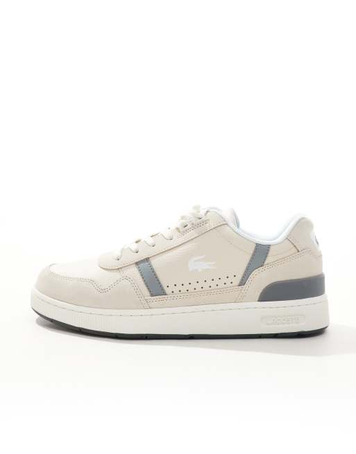 Lacoste t-clip 124 2 sma trainers in neutral, 2 of 5