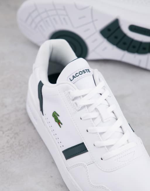 Basket lacoste cheap blanche et verte