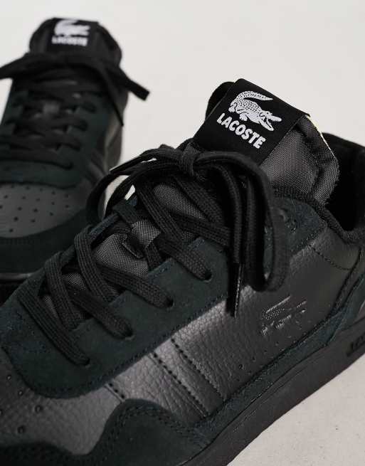 Lacoste T-clip Premium Sneakers In Black