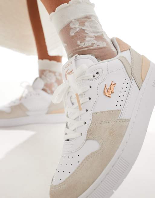 Lacoste - T-Clip - Sneakers bianche e rosa chiaro, 4 di 5