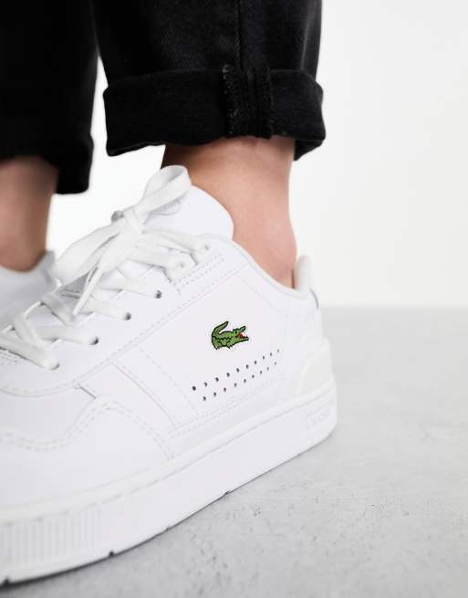 Lacoste game advance sneakers in triple white