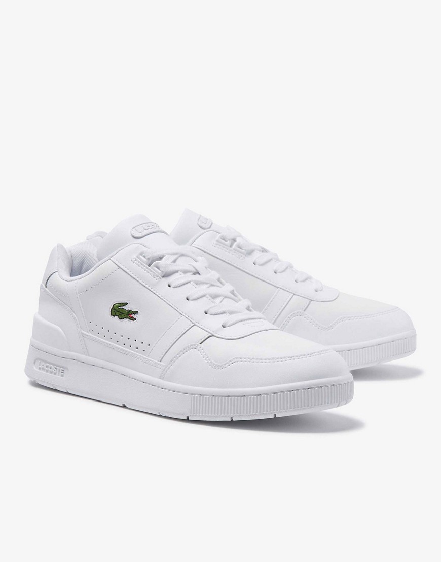 Lacoste t-clip trainers in white
