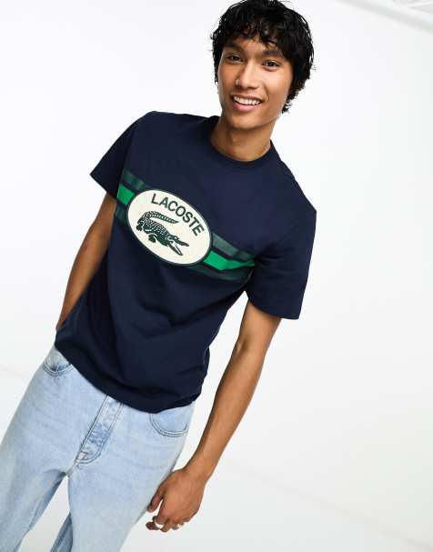 Tee shirt cheap lacoste homme promo