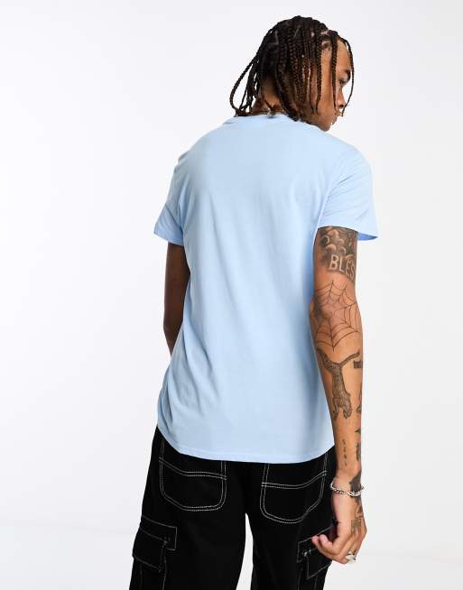 T shirt 2024 lacoste bleu clair