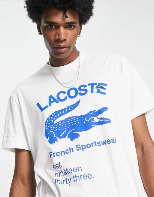 Maglia sale lacoste bianca