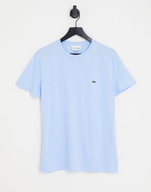 Lacoste - T-shirt blu con logo