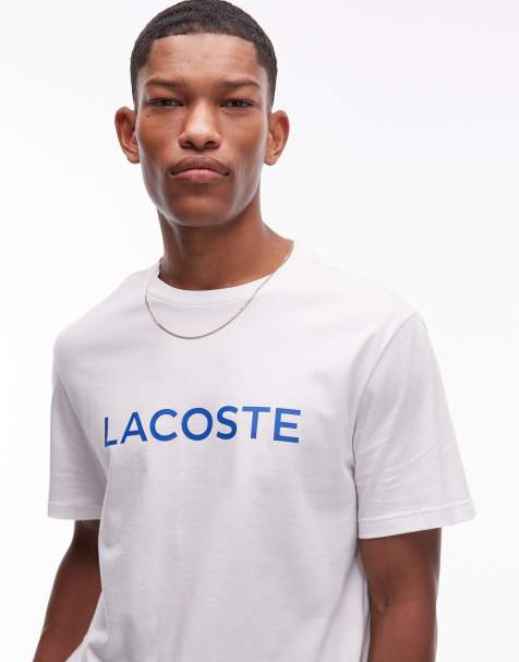 Lacoste - T-shirt da casa bianca con stampa del logo - view 1