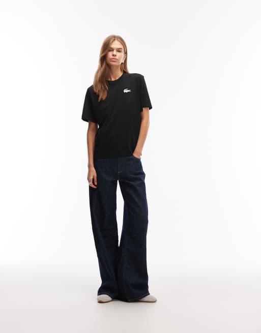 Lacoste - T-shirt da casa nera, 3 di 4