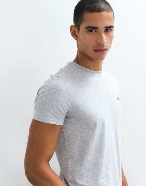 Lacoste - T-shirt en coton pima - Gris, 4 de 5
