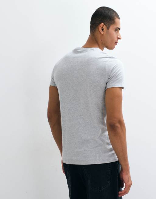 Lacoste - T-shirt en coton pima - Gris, 5 de 5
