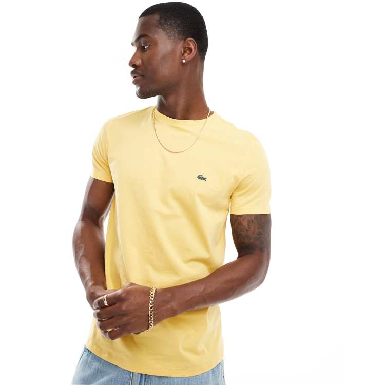 Lacoste ClassicfuncenterShops lacoste shirt en coton pima Jaune T