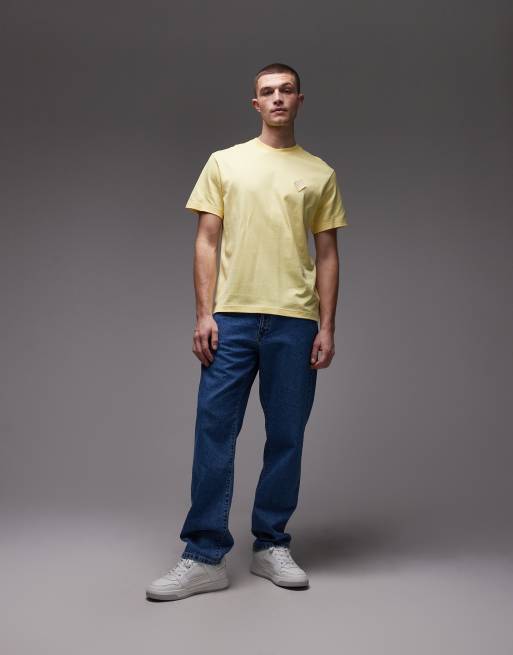Lacoste - T-shirt giallo latticello con logo, 2 di 5
