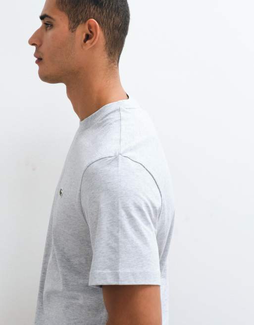Lacoste - T-shirt grigio mélange, 5 di 5