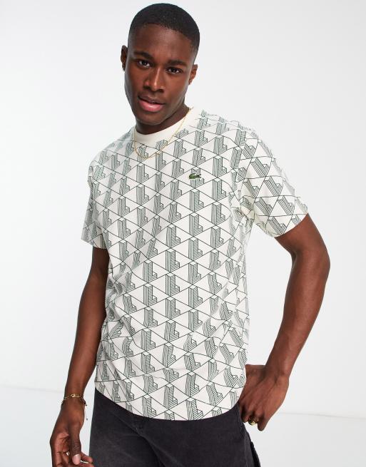 T shirt store lacoste imprimé