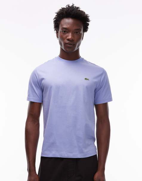 Lacoste - T-shirt in lichtblauw - view 1