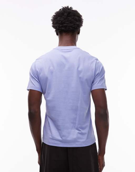 Lacoste t-shirt in light blue, 3 of 5