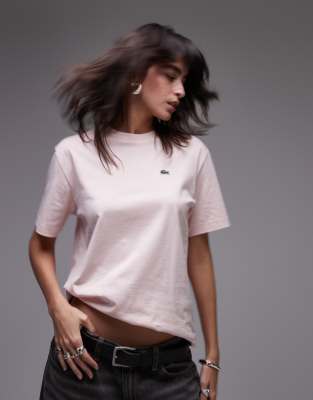 Lacoste t-shirt in light pink φωτογραφία