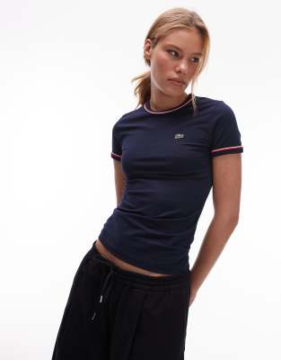 Lacoste T-shirt In Navy