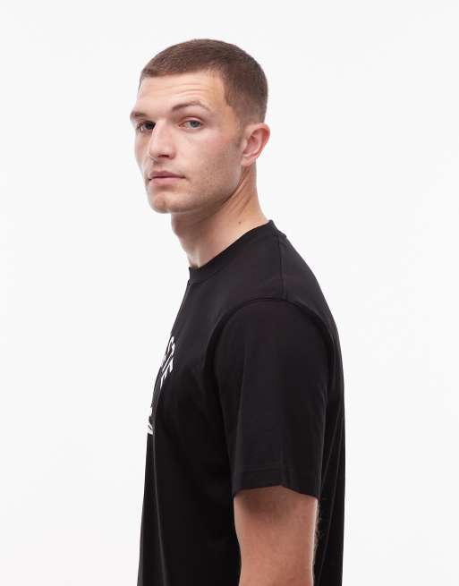 Lacoste - T-shirt met krokodillenlogo in zwart, 4 van 5
