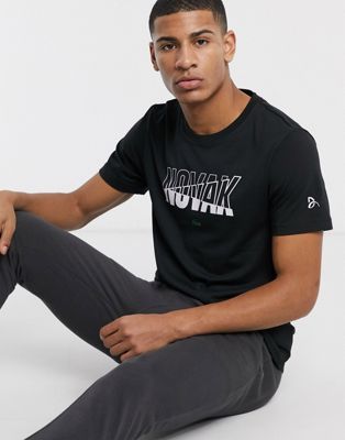 Lacoste - T-shirt met logo-Zwart