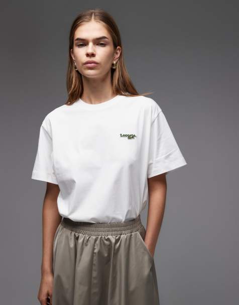 Lacoste - T-shirt oversize - Blanc - view 1
