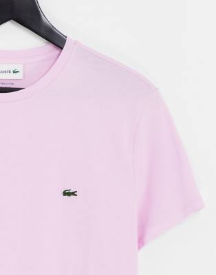 T-shirt tinta unita rosa - Lacoste T-shirt donna  - immagine3