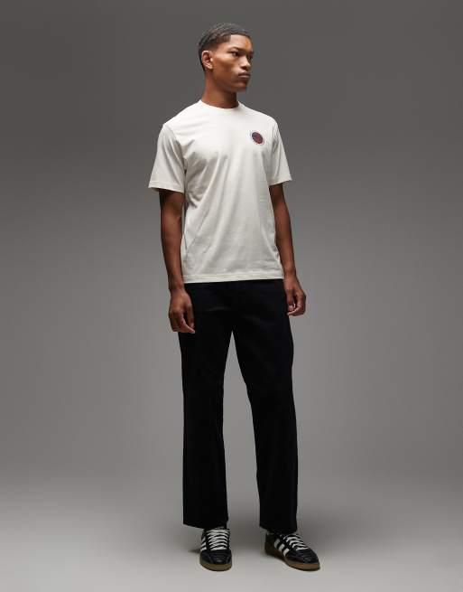 Lacoste – T-shirt w kolorze ecru z nadrukiem logo na plecach, 2 z 5