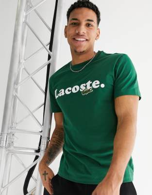 green lacoste t shirt
