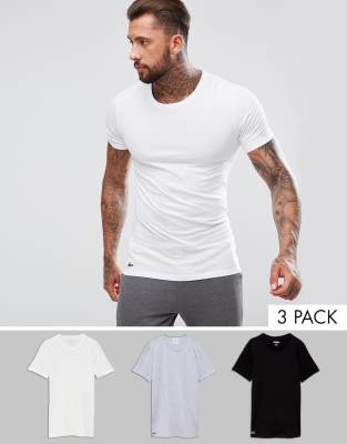 pack 3 t shirts lacoste