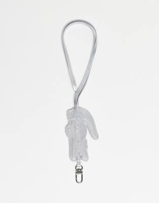 Lacoste - Taschen-/Schlüsselanhänger in Silber