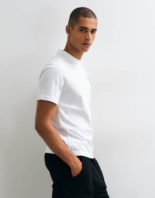 Lacoste tennis back graphic short sleeve t-shirt in white, 5 of 5