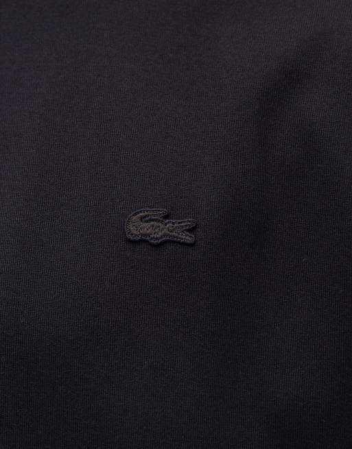 Lacoste tennis court back graphic t-shirt in black, 5 of 5