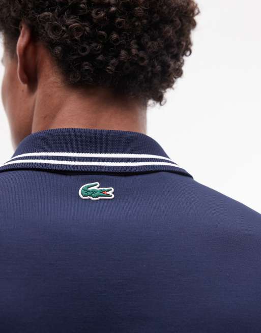 Lacoste Tennis Performance 1/4 zip logo sweatshirt in navy, 2 of 5