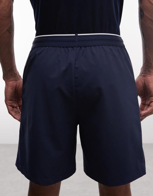 Lacoste Tennis Performance drawstring logo shorts in navy, 5 of 5