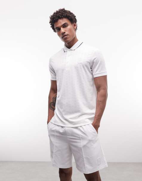 Lacoste - Tennis Performance - Hvid poloskjorte i tech-stof med logo - view 1