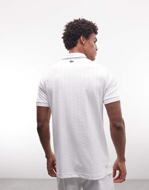 Lacoste - Tennis Performance - Polo technique à logo - Blanc, 4 de 5