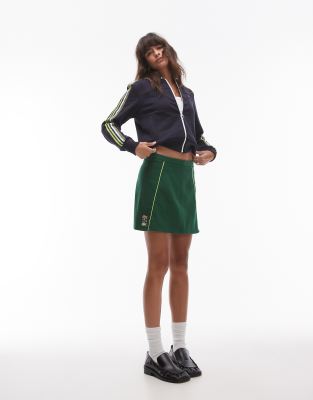 tennis skirt in dark green