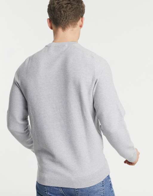 Lacoste textured cotton sweater