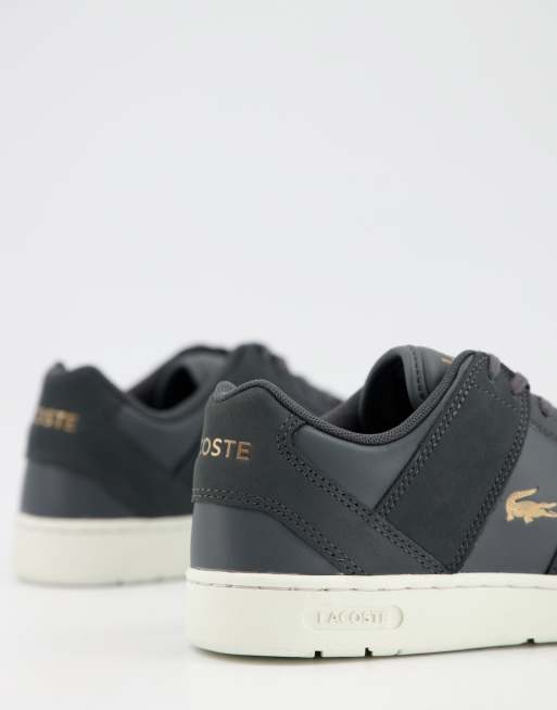 Lacoste thrill sneakers in black ASOS