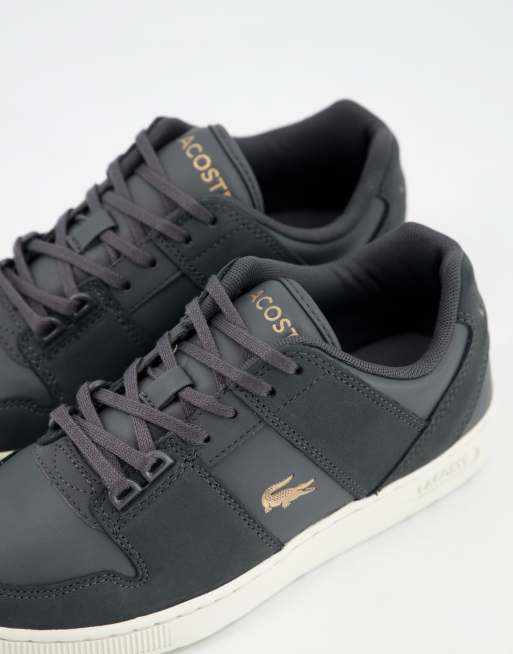 Lacoste thrill trainers in black