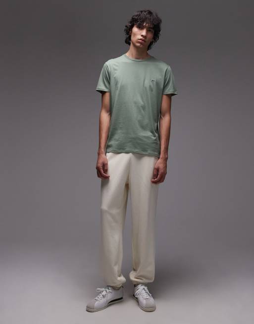 Lacoste - Timiangrøn T-shirt i pimabomuld, 2 af 5
