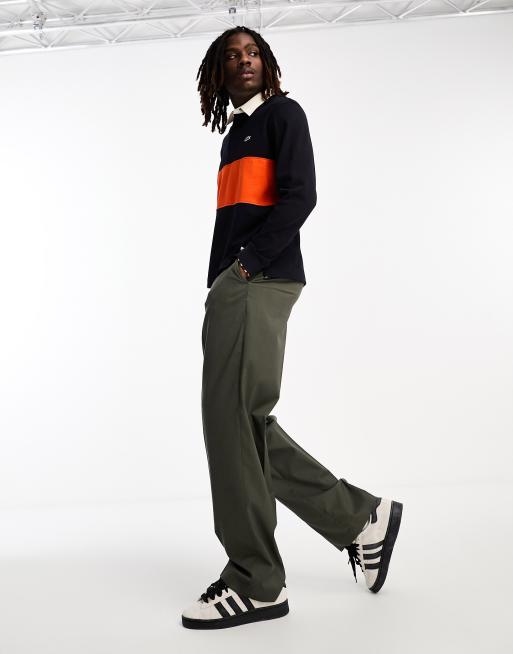 Survetement lacoste noir orange shop
