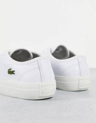 lacoste white topskill trainers