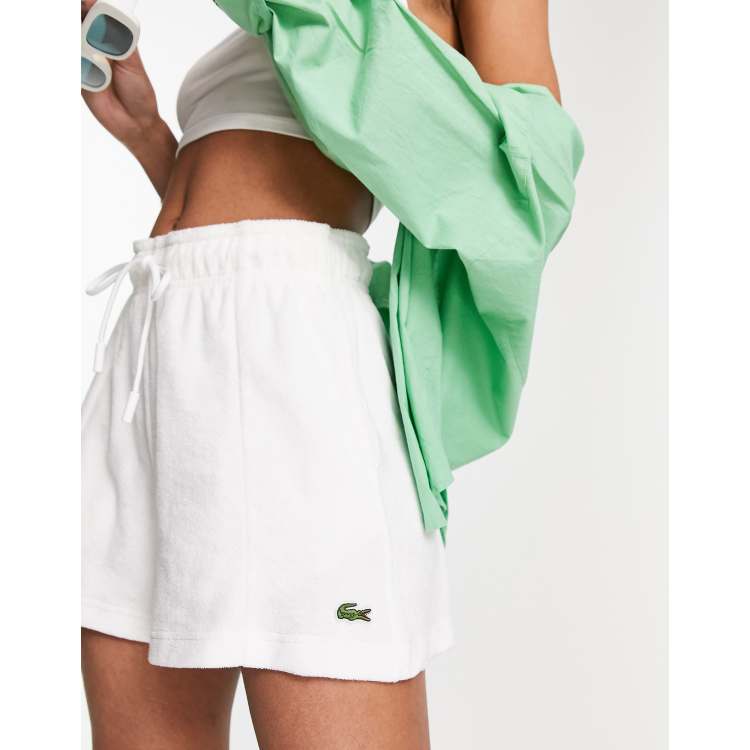 Lacoste white deals tennis shorts