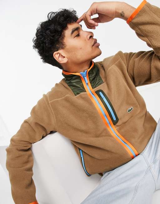 Lacoste on sale beige jacket