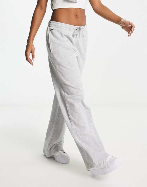 Grey lacoste track pants hotsell