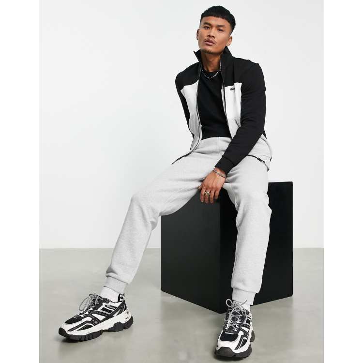 Lacoste tracksuit in black grey Exclusive at ASOS ASOS
