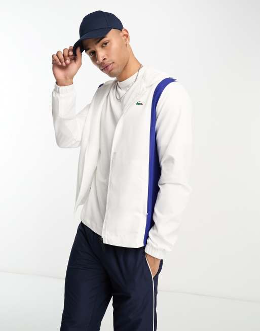 nok Abundantly Absolut Lacoste tracksuit set in white | ASOS